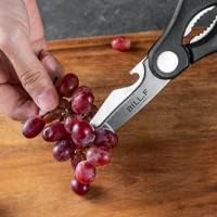 Bill.F Messer Set, Holz Küche Set für Küche mit Block Edelstahl Messer 16 Pcs, 4pcs Holz Kochutensil