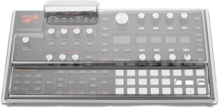 Decksaver Abdeckung für ASM HYDRASYNTH Desktop, Keyboard Schutz, Staubdicht, Robust, Transparent