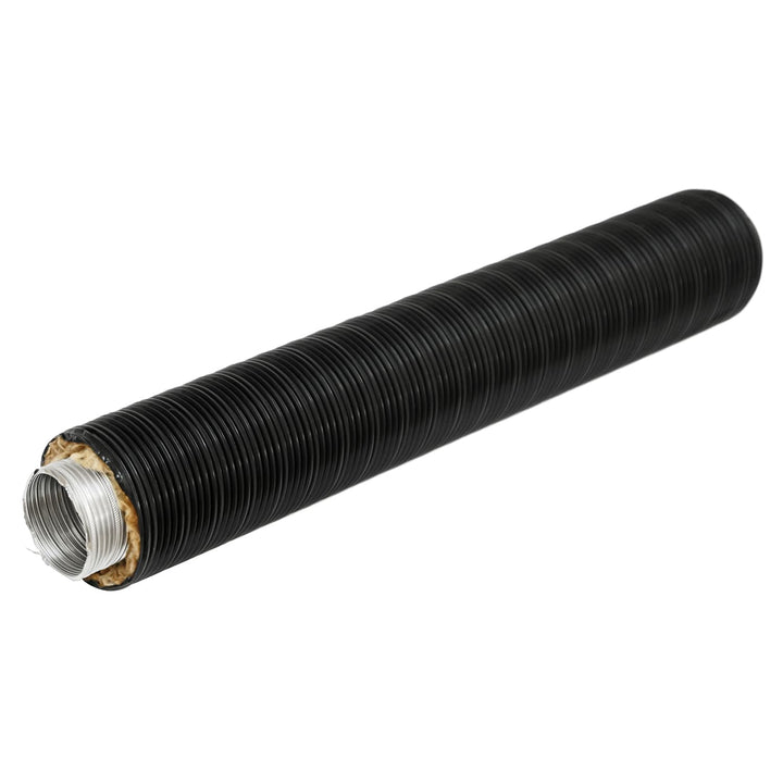 raik Therm Flex Aluflexrohr isoliert für Aussenluft-Anschluss Ø 100 mm Länge 0,75 m schwarz doppelwa