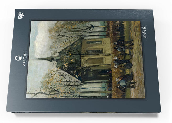 Vincent Van Gogh's Congregation Leaving The Reformed Church in Nuenen (1884) - Premium 1000 Teile Pu