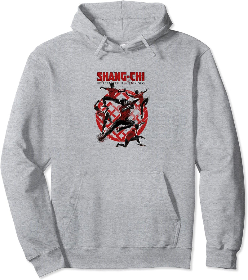 Marvel Shang-Chi Poses Logo Pullover Hoodie