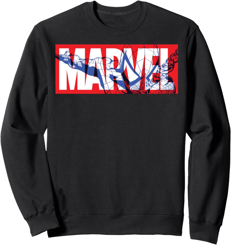 Marvel Classic Logo Spider-Man Fill Sweatshirt