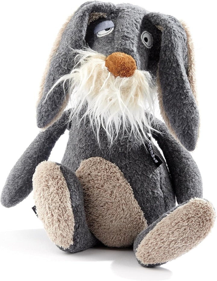 SIGIKID 38415 I waas nix Beasts Town Kinder und Erwachsene Kuscheltier empfohlen ab 3 Jahren grau Gr