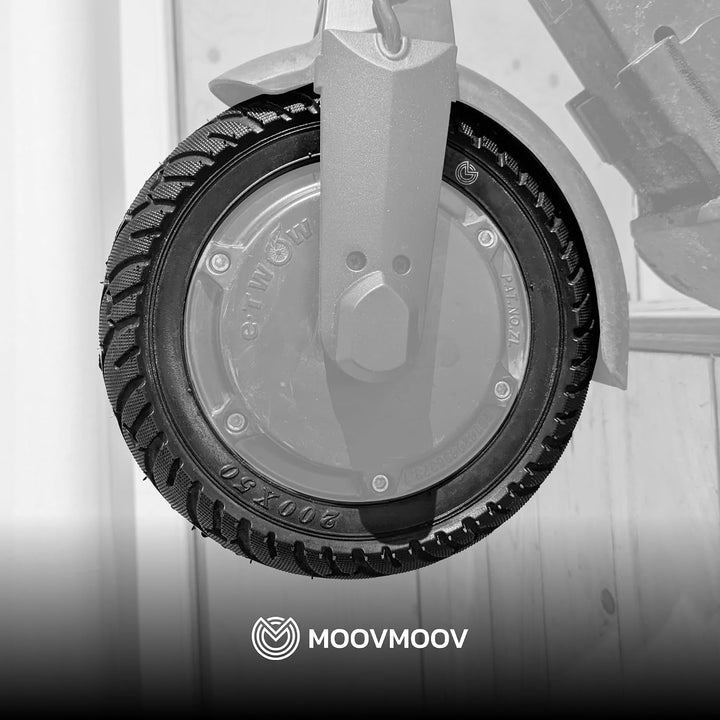 MOOVMOOV Volgummireifen 200x50 Kompatibel für E-twow Vorderrad - Speedway Mini 4 Pro Hinterrad und a