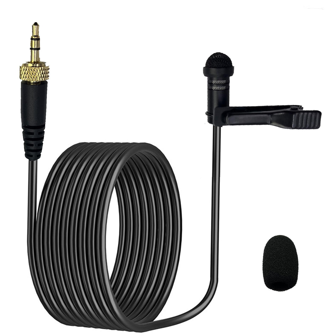 Lavalier Lapel Mikrofon Kompatibel mit Sennheiser EW100 EW300 EW500 SK100 Wireless Sender, 3,5 mm TR