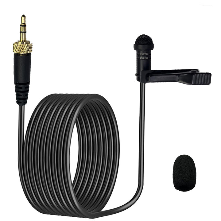 Lavalier Lapel Mikrofon Kompatibel mit Sennheiser EW100 EW300 EW500 SK100 Wireless Sender, 3,5 mm TR