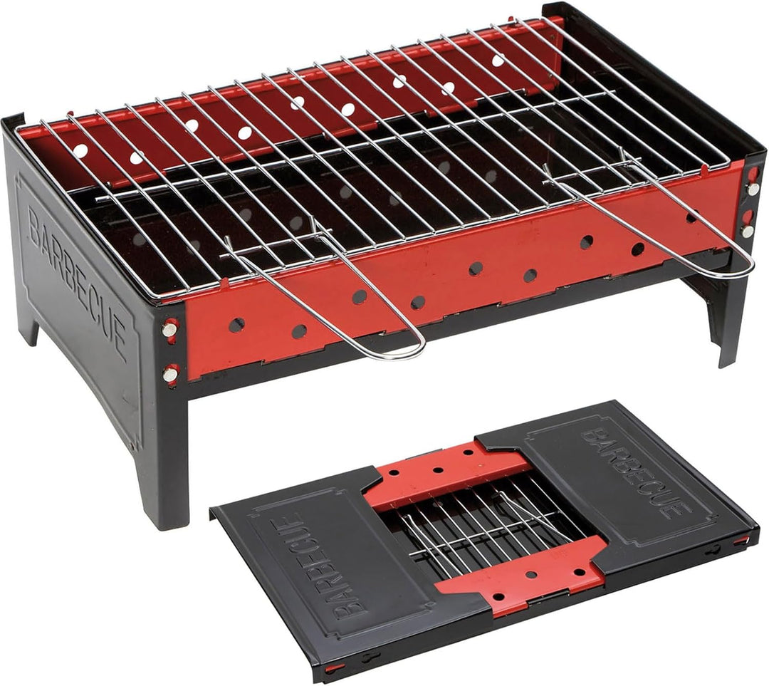 Bo-Camp Faltgrill BBQ Compact Mini Holzkohlegrill Camping Tisch Grill Klappgrill