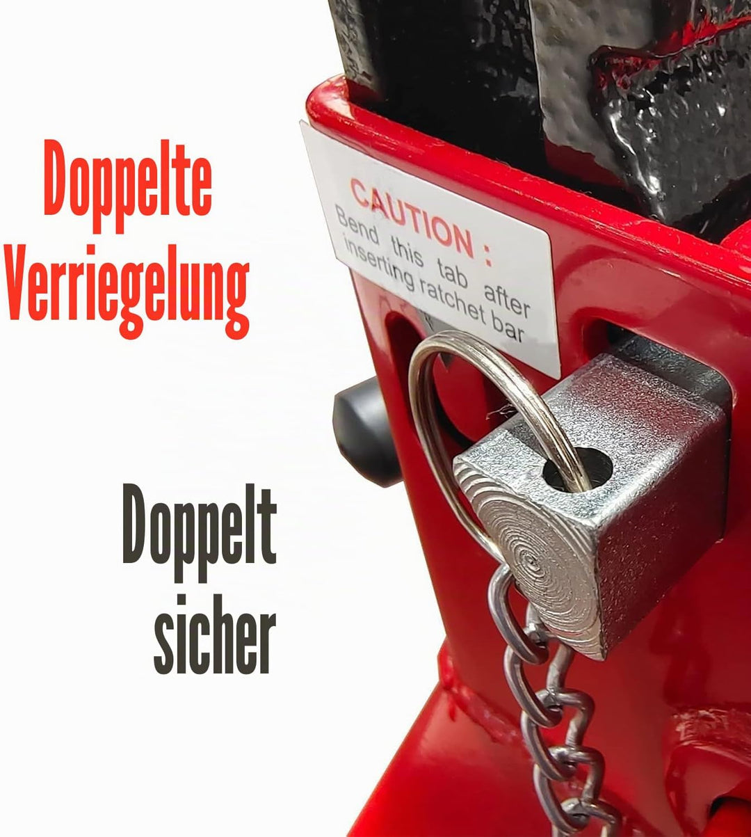 Big Red T43002A Torin Stahl Wagenheberständer: Doppelverriegelung, 3 Tonnen (2,7 kg) Kapazität, rot,