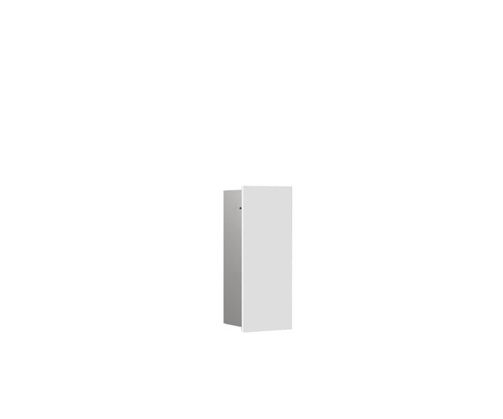 EMCO Asis Pure Unterputz-Toilettenbürstengarnitur-Modul, Badezimmerschrank mit Toilettenbürste, Hoch
