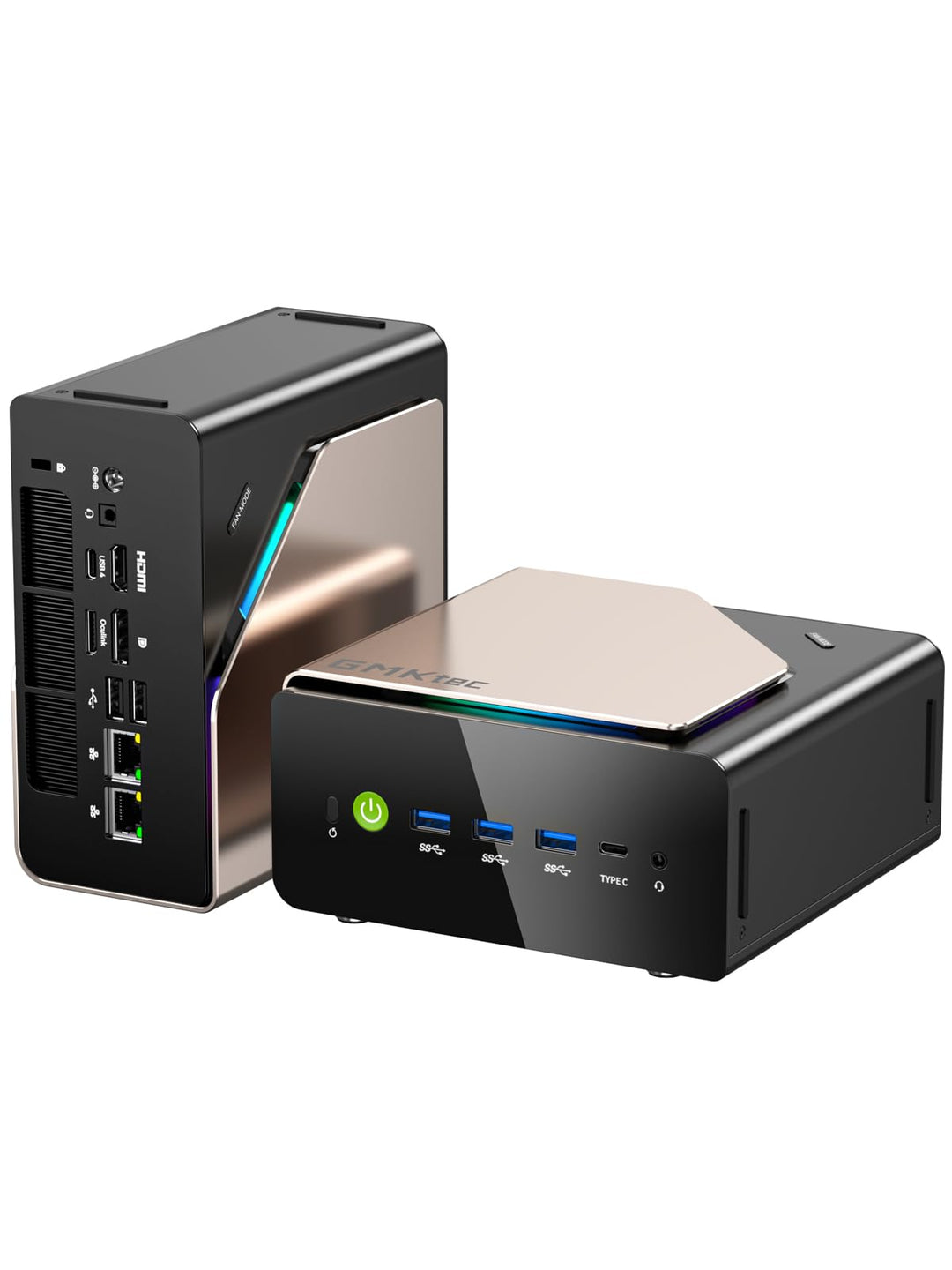 GMKtec EVO-T1 Mini-PC AI Ultra 9 285H (bis zu 5,4 GHz) 64GB DDR5 (32GBx2) 1TB PCIe 4.0 SSD (max. 128