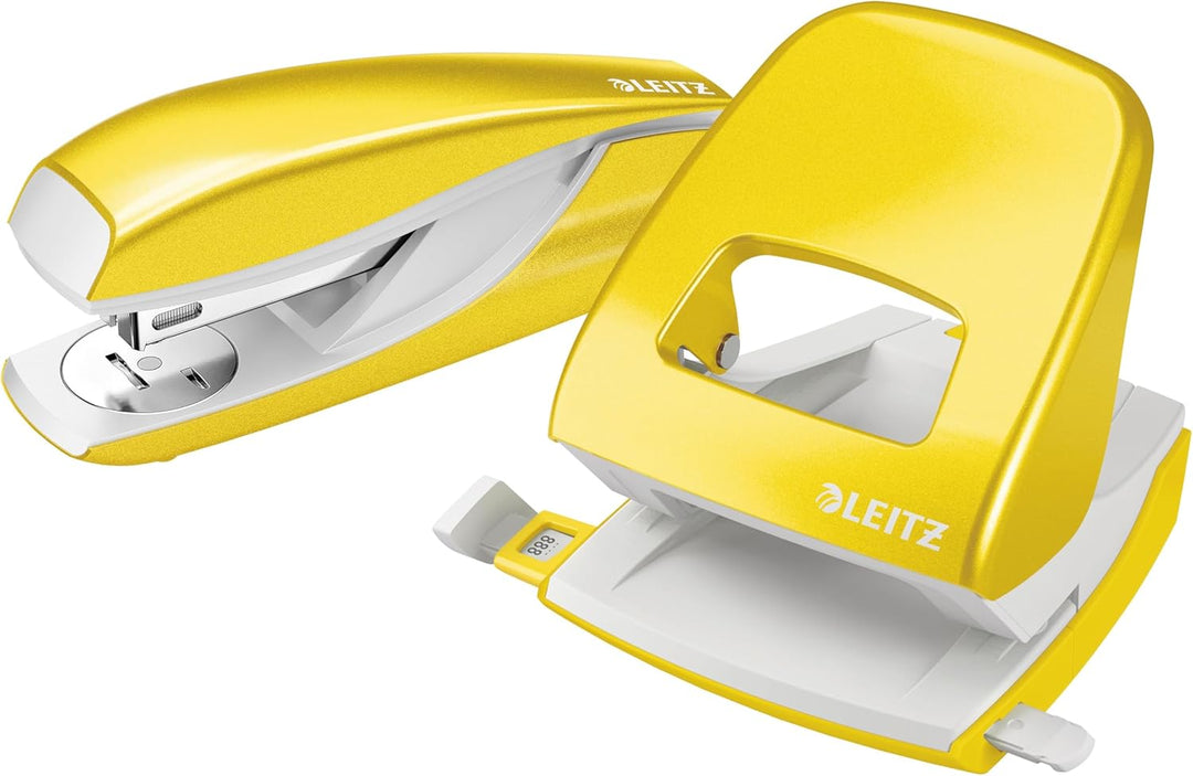 Leitz WOW Schreibtisch Accessoires (Gelb, Komplett - Set) Komplett - Set Gelb, Komplett - Set Gelb