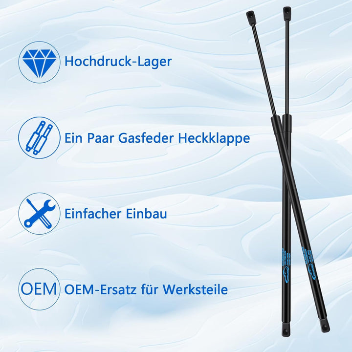 2Pcs Heckklappendämpfer für Citroen C4 Grand Picasso 2 2013-2018, für Citroen C4 Grand Spacetourer 2