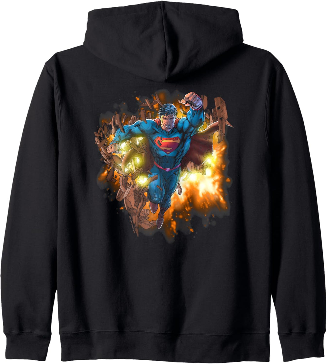 Superman Blasting Through Kapuzenjacke