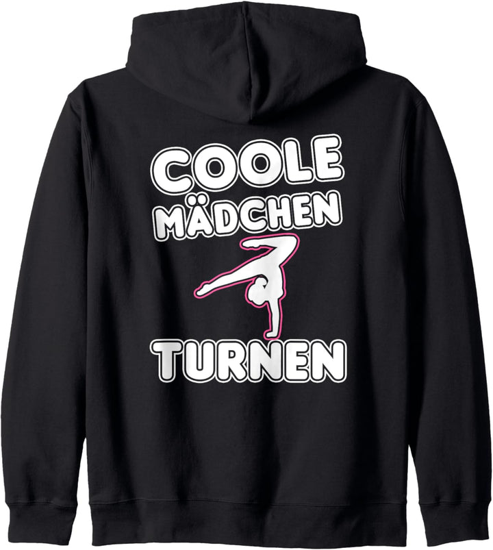 Coole Mädchen Turnen, Kunstturnen Gymnastik Akrobatik Turnen Kapuzenjacke