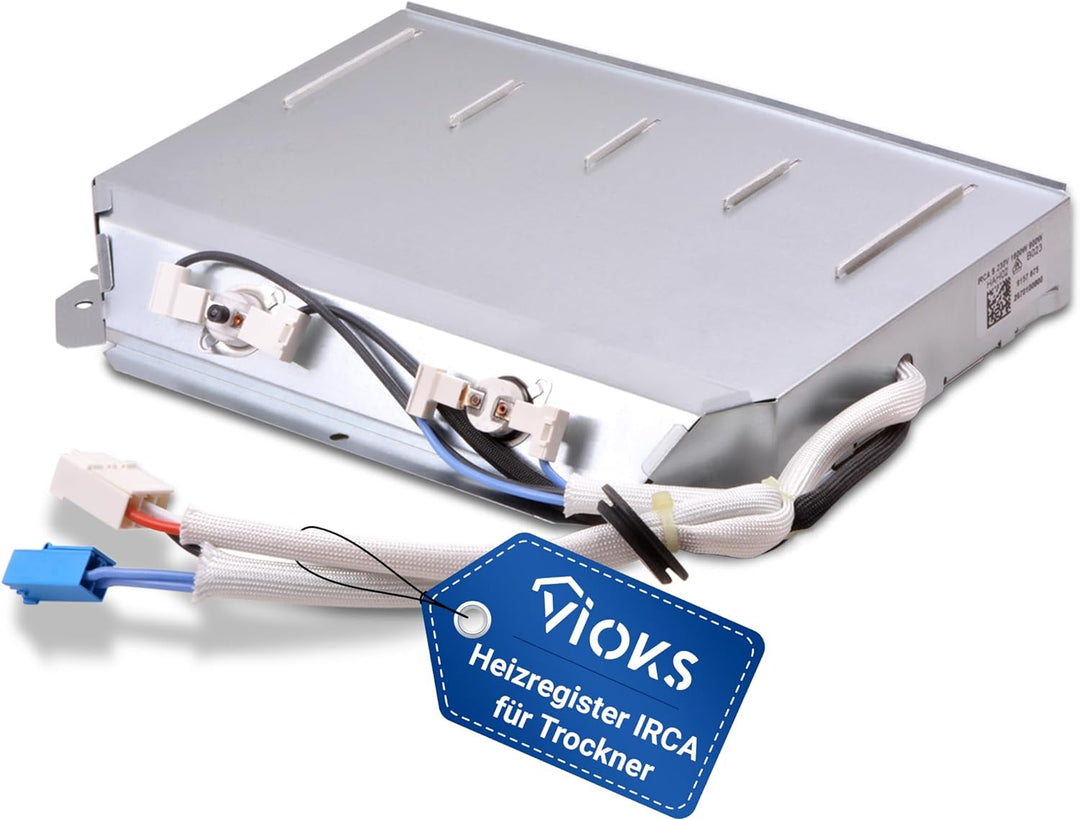 Heizelement Heizung wie Beko 2970101400 Heizregister Trocknerheizung für Wäsche Trockner Heizkörper