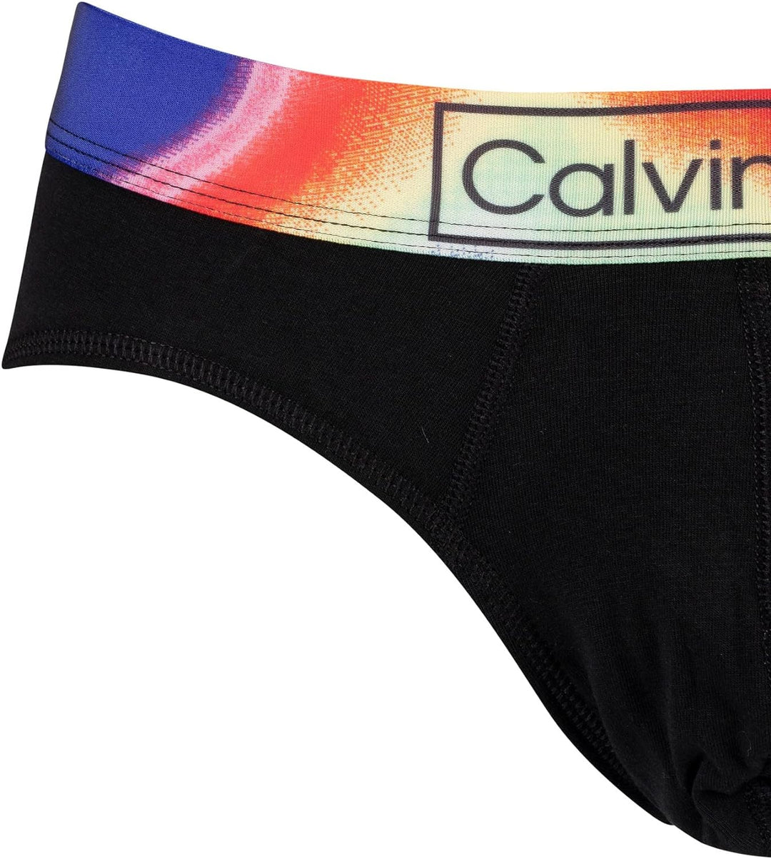 Calvin Klein Herren Neu gestaltete Heritage-Hüftslips, Schwarz, XL