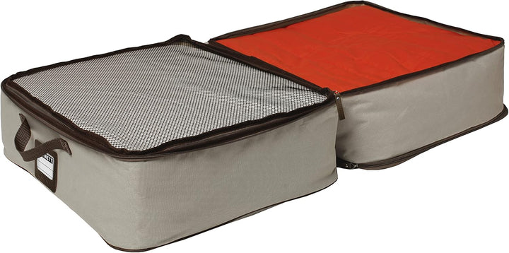 Ordinett Ego Box Double, Polypropylen, Polyester, Ecru, Medium