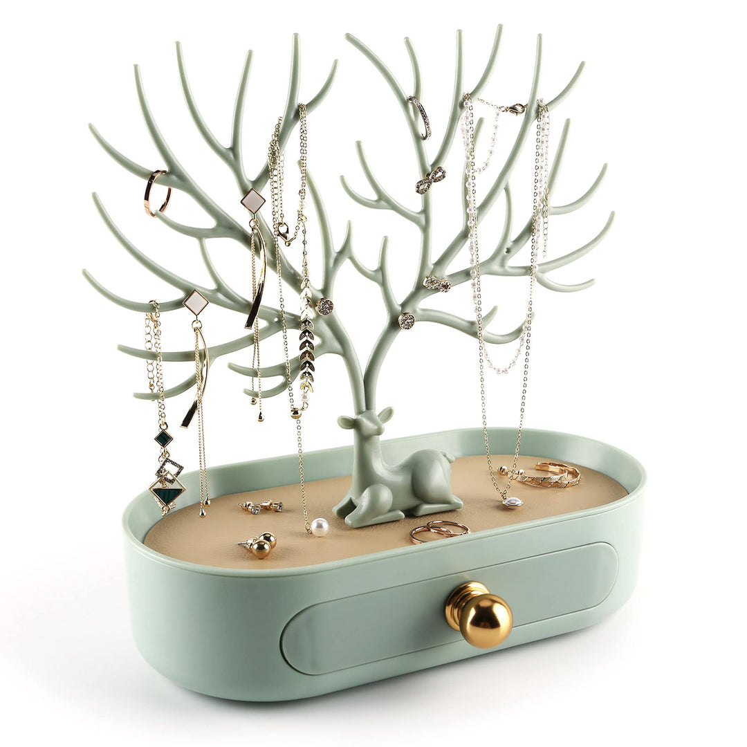 MORE&LESS Aluminiumlegierung Griff Geweih Schmuck Display-Rack Baum Turm hängenden Ring Ohrringe Hal