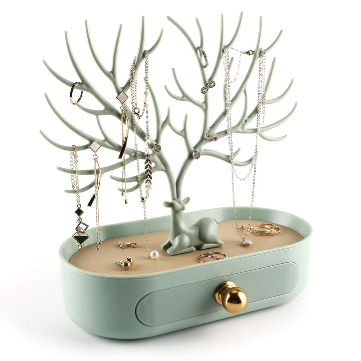 MORE&LESS Aluminiumlegierung Griff Geweih Schmuck Display-Rack Baum Turm hängenden Ring Ohrringe Hal