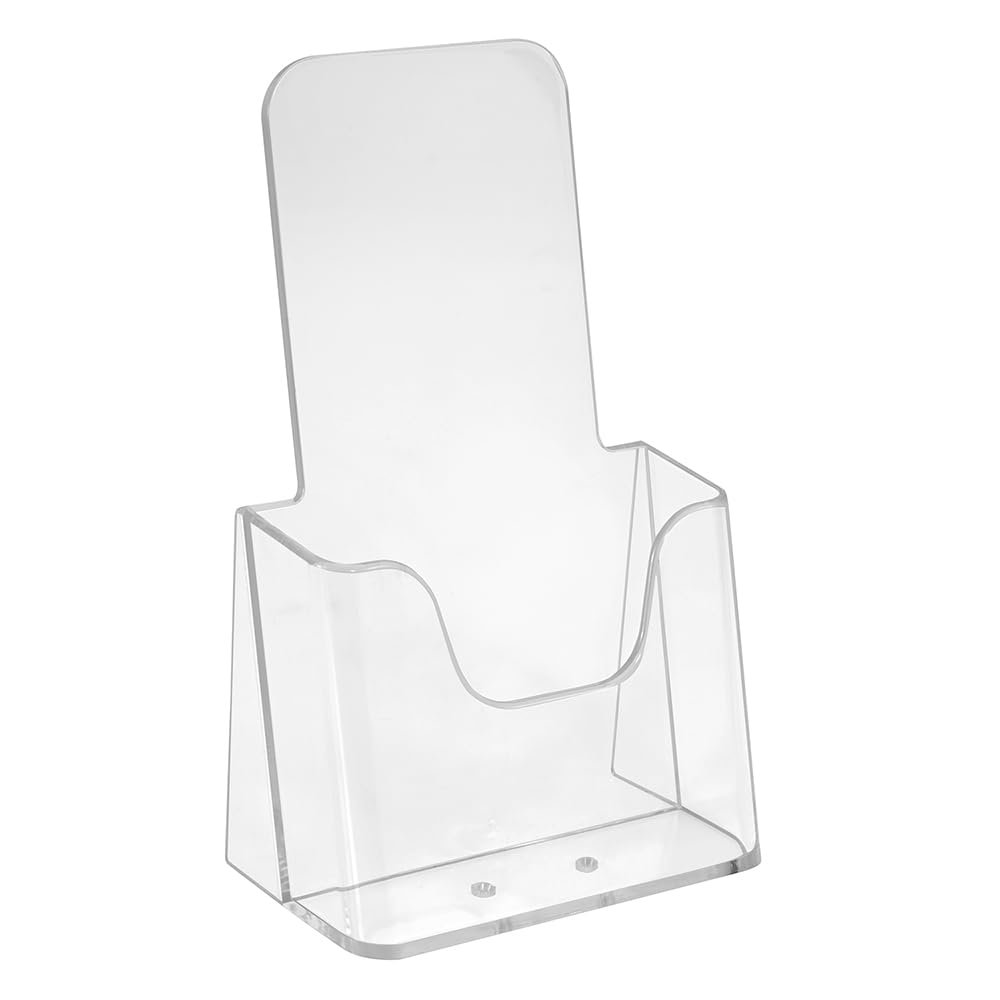 Zeigis 10er Set Tischprospektständer DIN Lang (99 x 210 mm) Prospekthalter Flyerhalter Transparenter