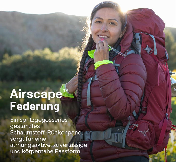 Osprey Ariel 65 Trekkingrucksack für Frauen Ceramic Blue XS-S, Ceramic Blue XS-S