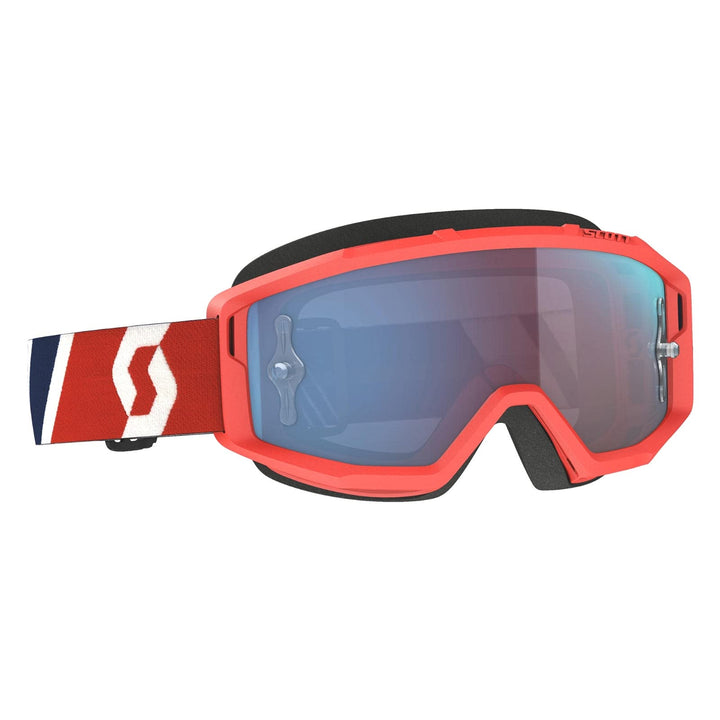 Scott Primal MX Goggle Cross/MTB Brille rot/blau/blau chrom works
