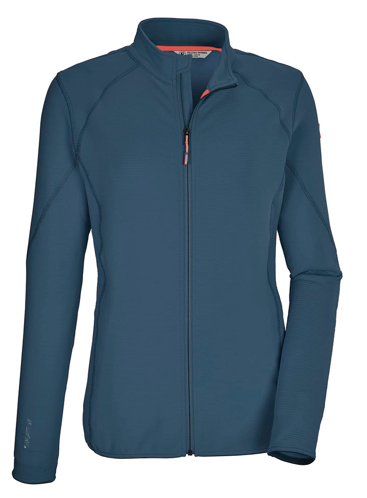 Killtec Damen Kos 6 Wmn Flx Jckt Stretchjacke mit Stehkragen/Fleecejacke 44 dunkelblau, 44 dunkelbla
