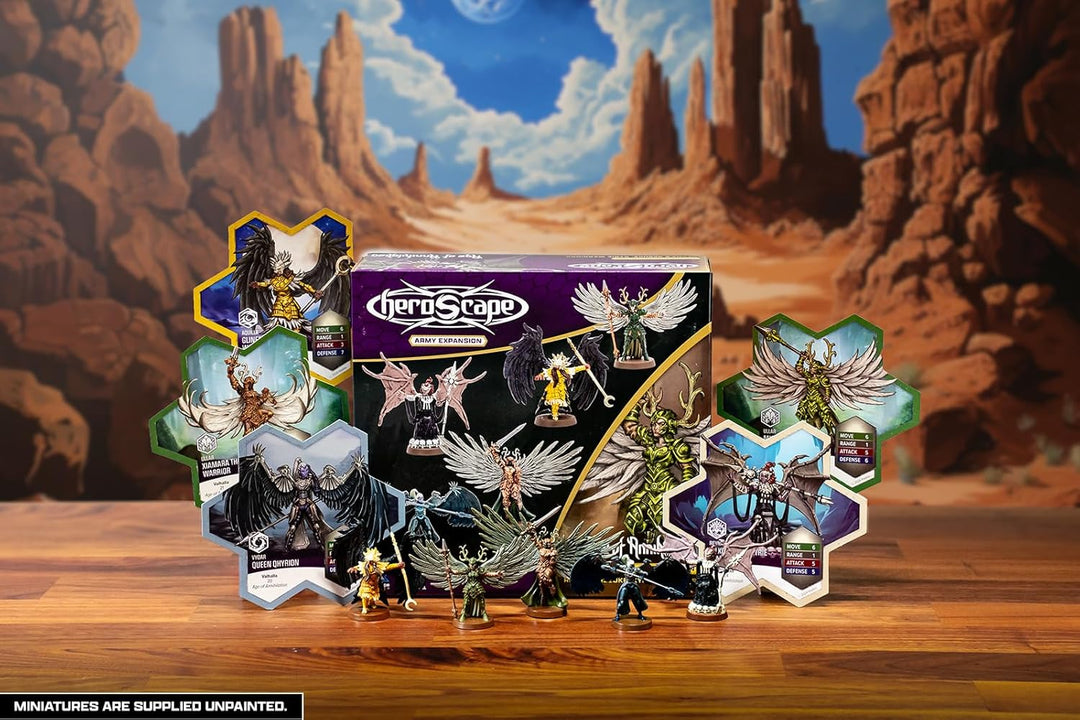 Renegade Game Studios Heroscape: Revna’s Rebuke: Kyrie Warriors Army Expansion, Strategisches Miniat