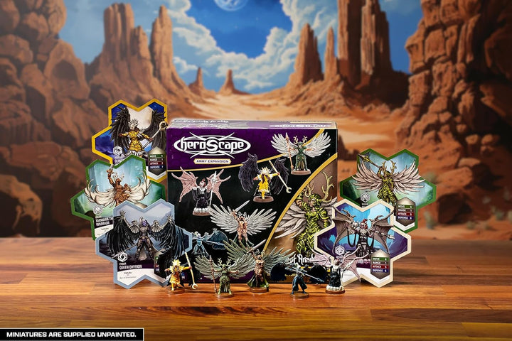 Renegade Game Studios Heroscape: Revna’s Rebuke: Kyrie Warriors Army Expansion, Strategisches Miniat