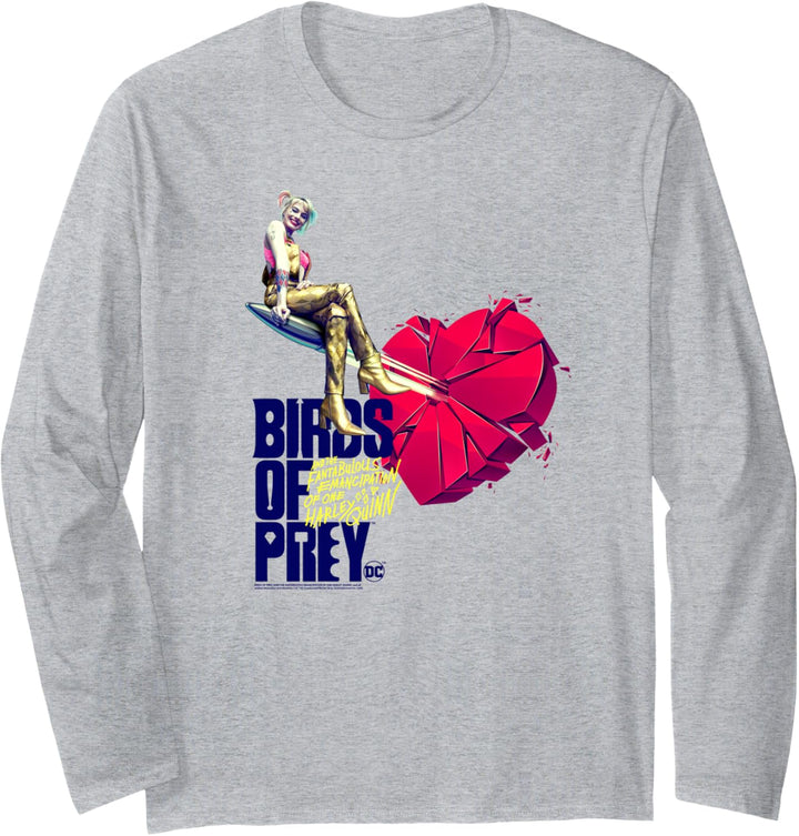Birds of Prey Harley Quinn Broken Heart Langarmshirt