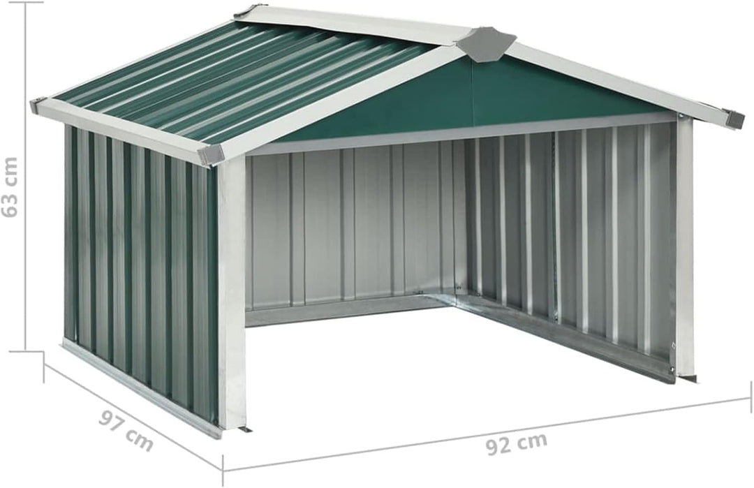 Tidyard Rasenmäher Garage Stahlkonstruktion Mähroboter Garage Rasenrobotergarage Gartenhaus Carport