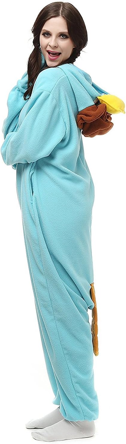 Pyjamas Onesies Cosplay Erwachsene Unisex Tiere Halloween Kostüm Kleid Loungewear S Platypus, S Plat