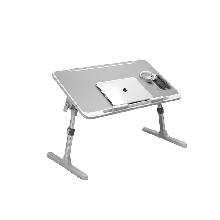 Laptop Tisch, Dicker Stabiler Füsse, Höhenverstellbar und Winkelverstellbar, Genügend Maus Platz, bi
