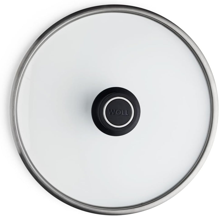 Woll Diamond Logic XR Sicherheitsglasdeckel, rund, Ø 24 cm, mit permanenter Entlüftung, transparent,