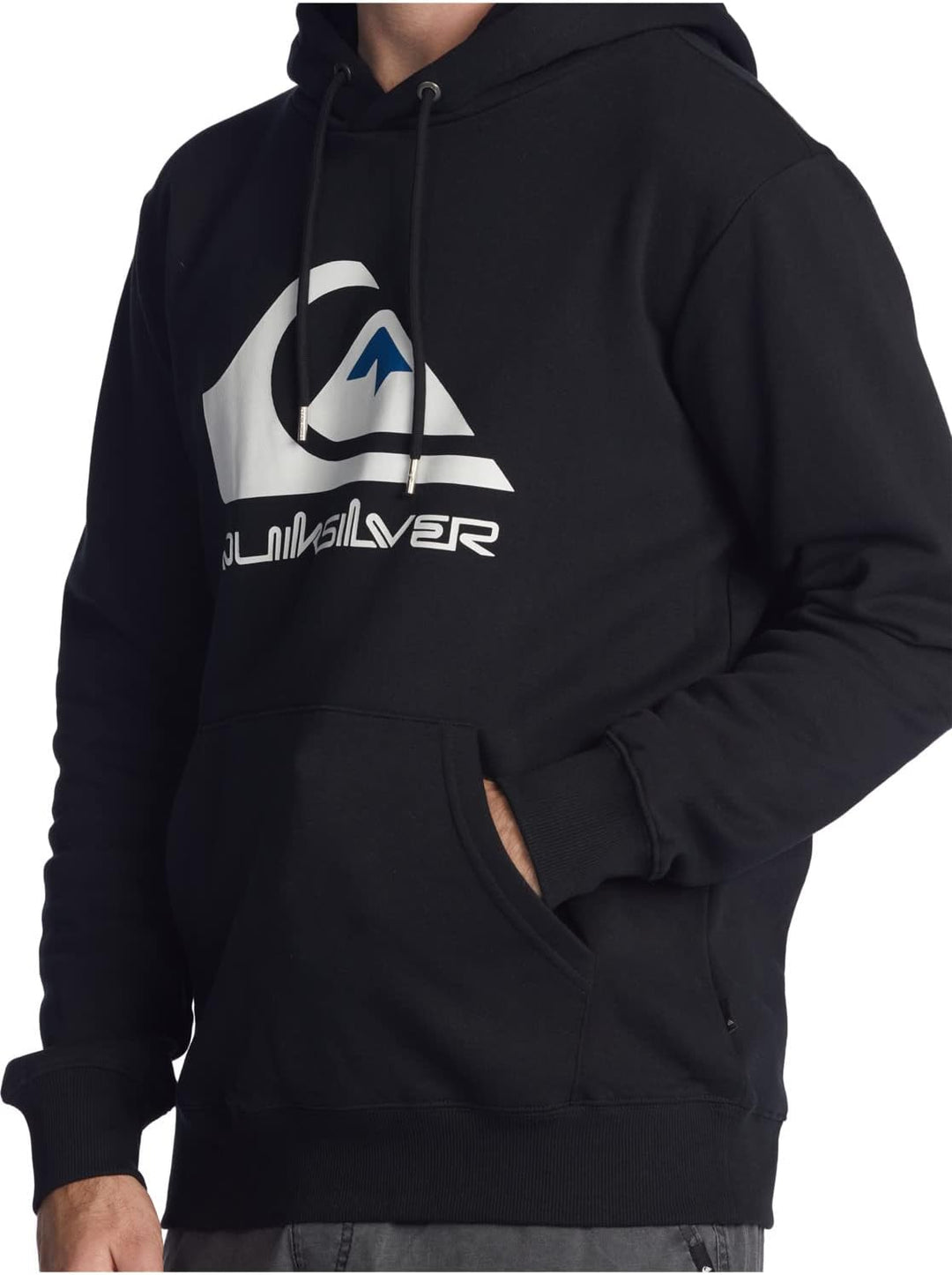 Quiksilver Big Logo - Kapuzenpulli für Männer Blau Anthracite XS, Anthracite XS