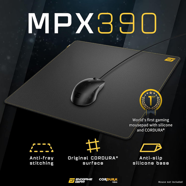 ENDGAME GEAR MPX 390 Rutschfestes Gaming-Mauspad - L - Kombination aus Silikon und Cordura - GröÃŸe