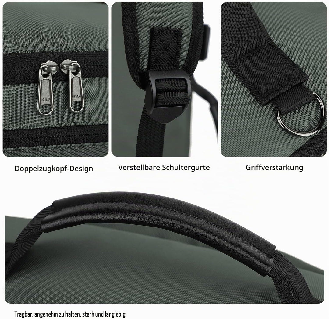 Sporttasche, Rucksack, 4-Wege, wasserdicht, mit Schuhfach für Reisen, Sport, Wandern, Laptop, Busine