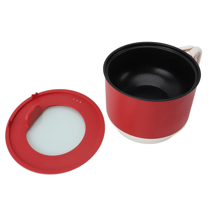 Tragbarer Elektrischer Kochtopf, Multifunktionaler Kleiner Antihaft-Kocher, 1,8 L Fassungsvermögen,