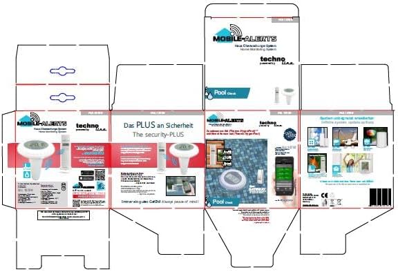 TECHNOLINE Wetterstation Haus-Überwachungs-System "Mobile - Alerts", weiss, 3,8 x 2,1 x 12,8 cm, MA