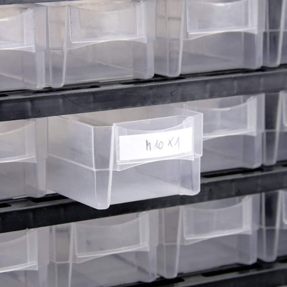 Allit 458140 Kleinteiledepot, schwarz, gelb, 10 Schübe, 4 Boxen, 7 Trenner, 10 Schübe, 4 Boxen, 7 Tr