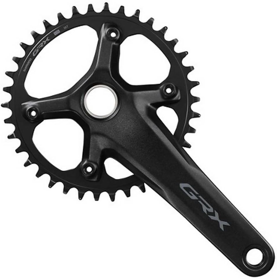 SHIMANO C/Set Grx Rx610 46/30 Dbl 12spd 175mm Fahrradteile, Schwarz, Einheitsgrösse