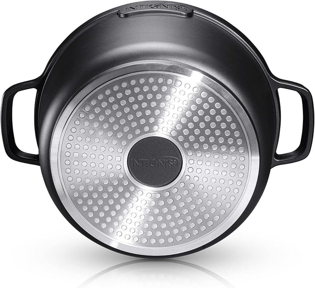 Kasserole dish - kasserolle mit deckel,Aluguss, schmortopf backofengeeignet,induktion kompatibel (28