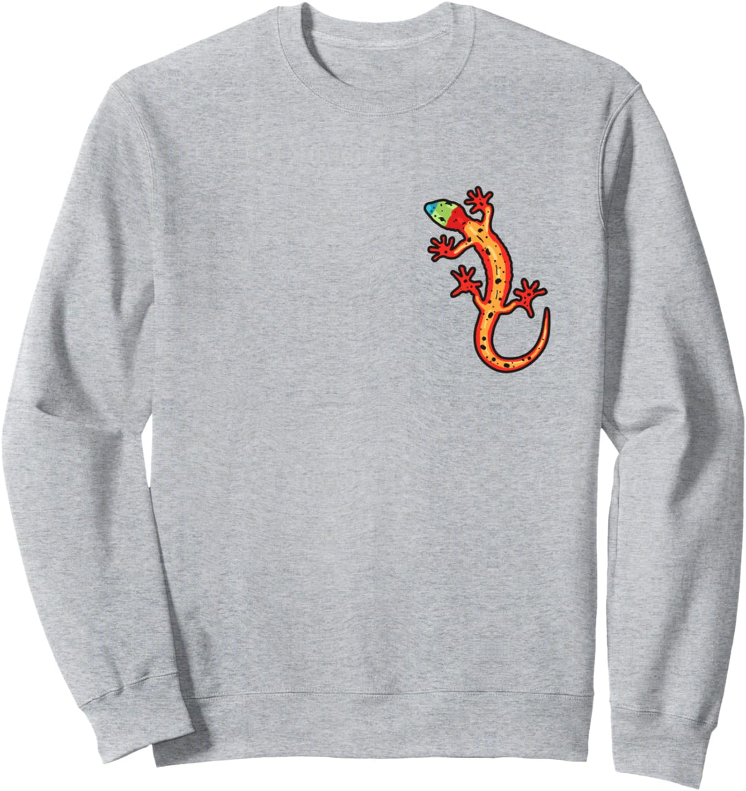 Mehrfarbiger Gecko, Reptilien, Eidechse – bunte Gecko-Eidechse Sweatshirt
