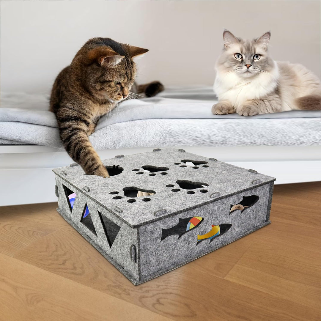 30 * 30 * 10CM Interaktives Katzenspielzeug Filz-Katzenspielzeug，Katzenspielzeug Interaktiv Katzen Z