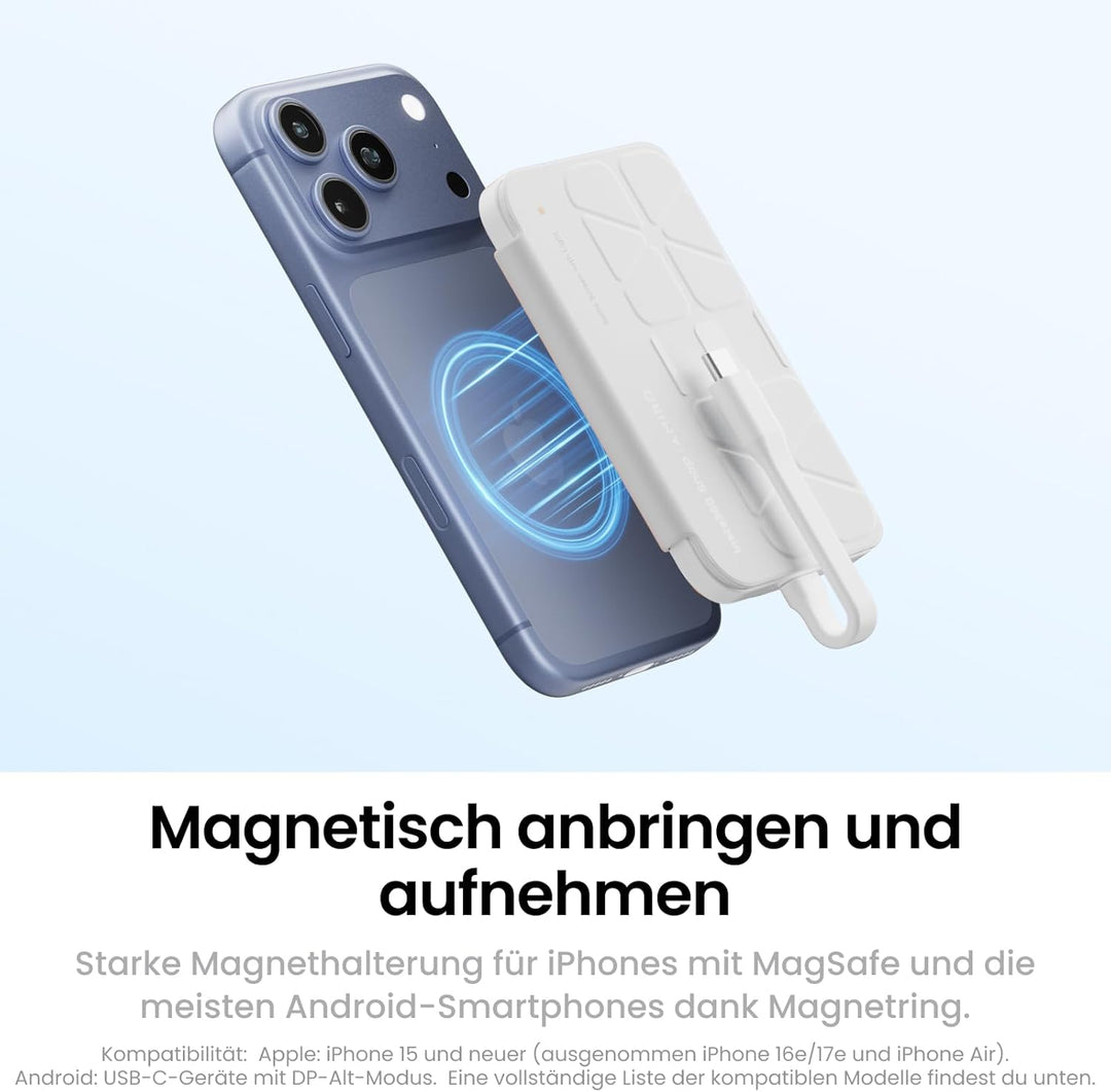 Insta360 Snap Selfie-Bildschirm mit Licht – Magnetischer 4K Selfie-Monitor für Selfies, Vlogging, Ko