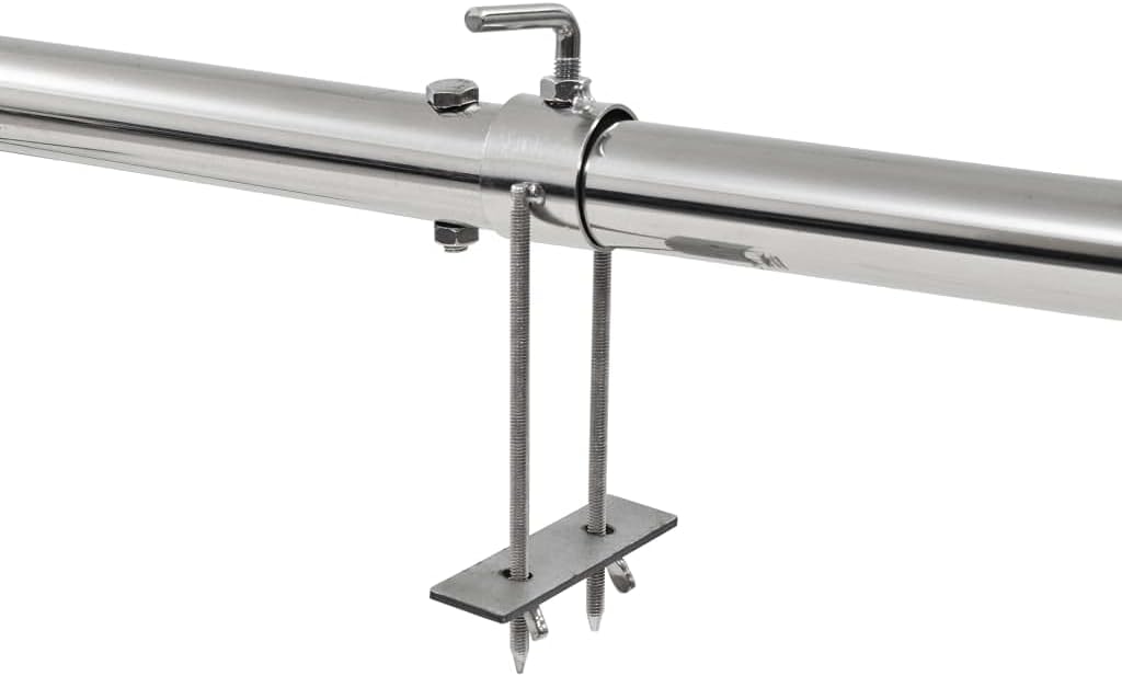 vidaXL Rotisserie Grill Automatisch, Elektrogrill mit Drehspiess Griffen, Spiessgrill für Aussenbere