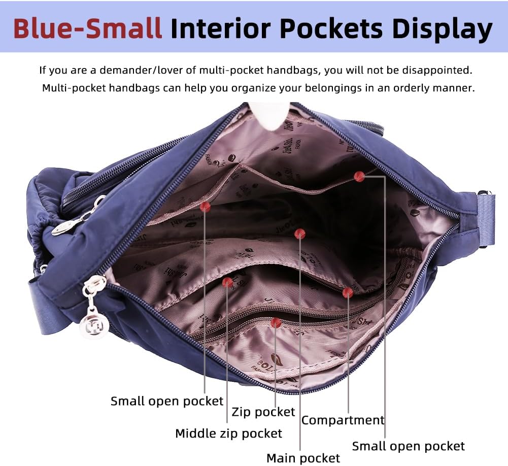 MINTEGRA Damen Schultertasche, geräumig, mehrere Taschen, Umhängetasche, Geldbörse, modischer Henkel