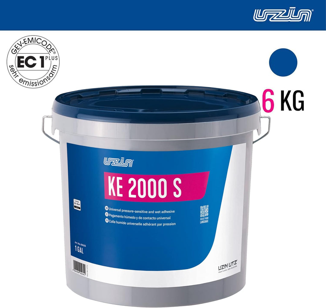 UZIN KE 2000 S Universal-Nass- und Haftklebstoff KLEBER für Vinyl- PVC Kraftvoll Universalklebstoff