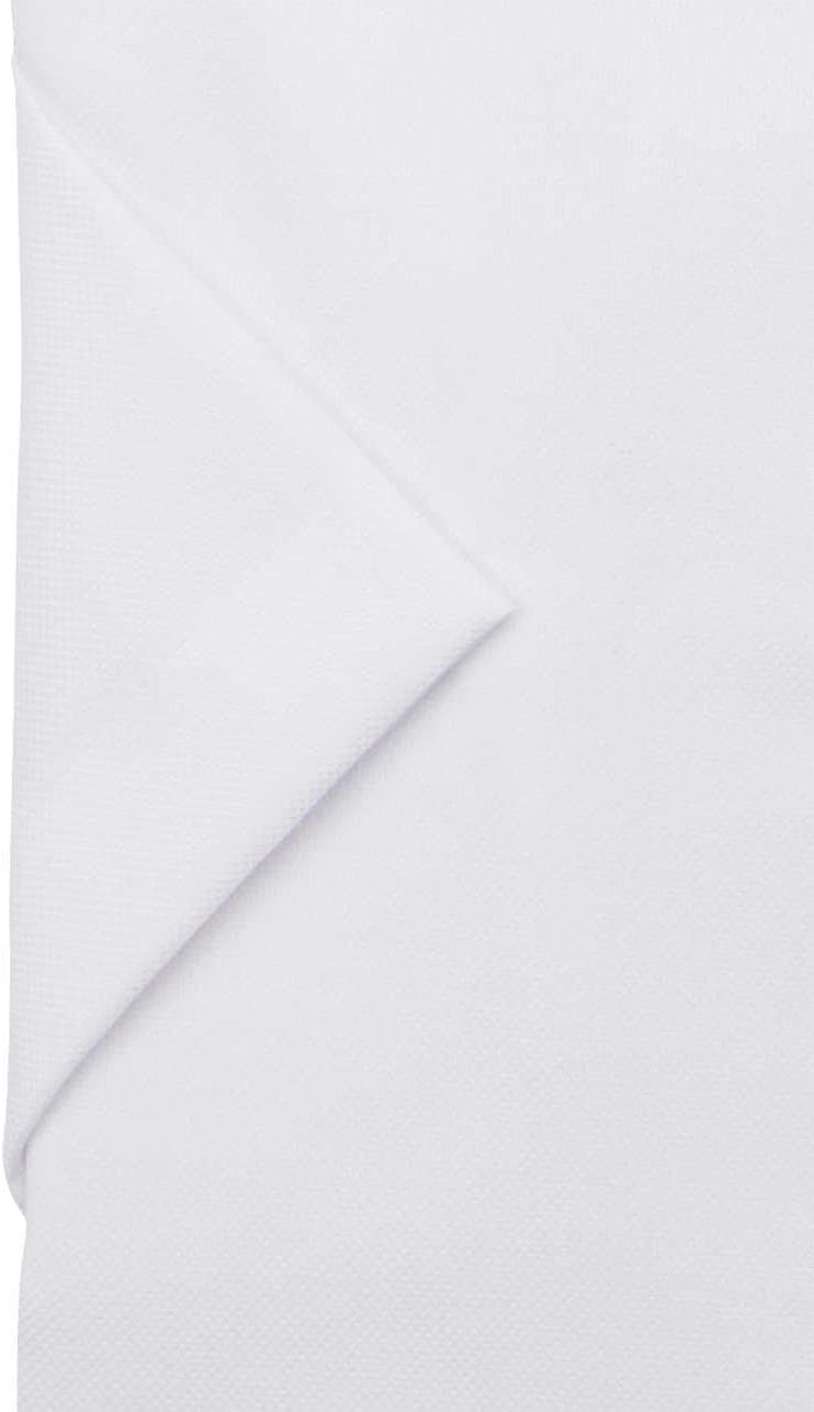 OLYMP Herren T-Shirt V-Ausschnitt Basic Tshirt,Tee,Einfarbig,Body fit, Weiss 00 37 Langarm, Weiss 00