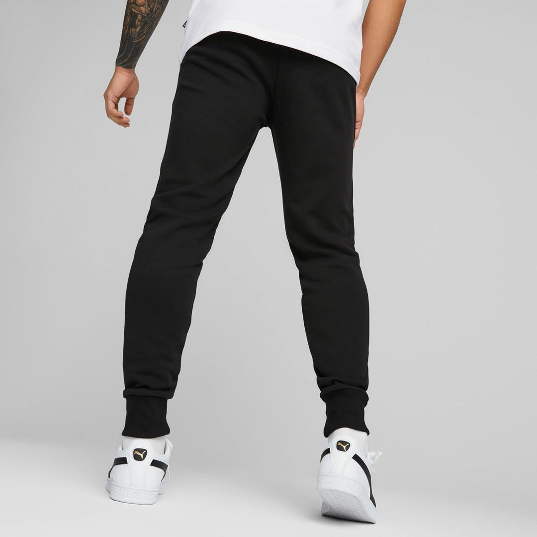 PUMA Herren Pants ESS Logo Pants Tr Cl Puma Black M Jogginghose, Puma Black M Jogginghose